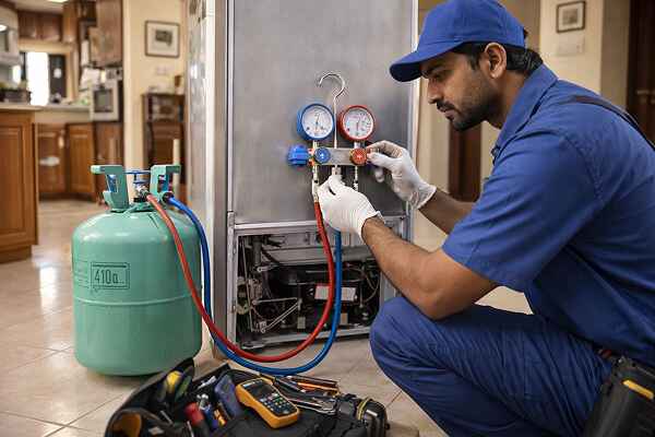 fridge gas filling service in noida ghaziabad